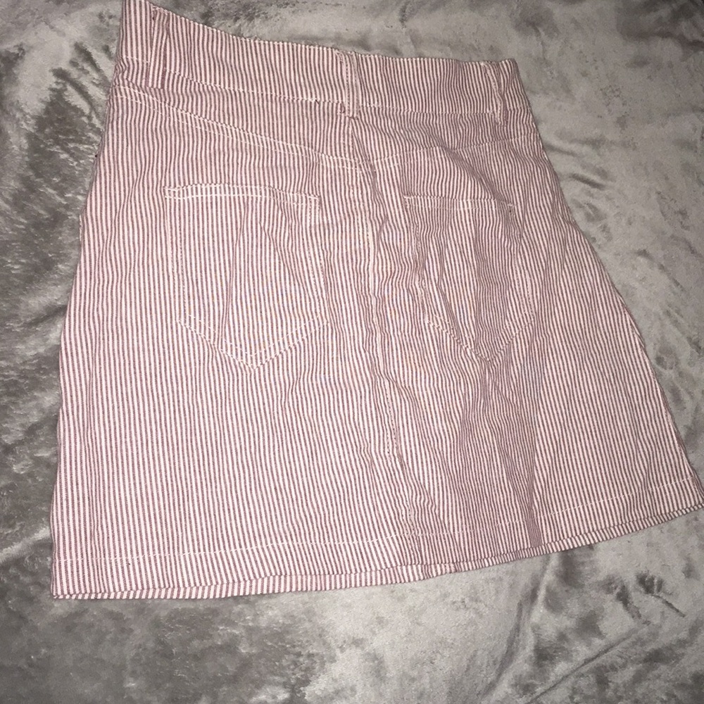 Pinstripe Skirt